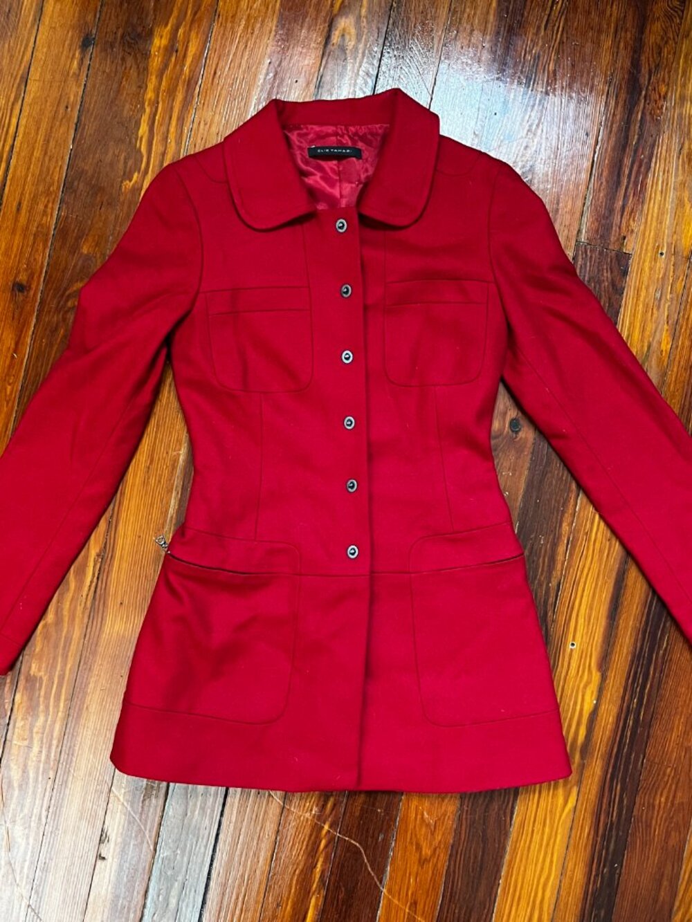 Red Wool Coat - Picture 9 of 12